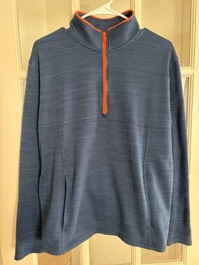 Under Armour Men's 1/4 Zip Pullover Blue KV
1979 Sleeve Logo Athletic Large